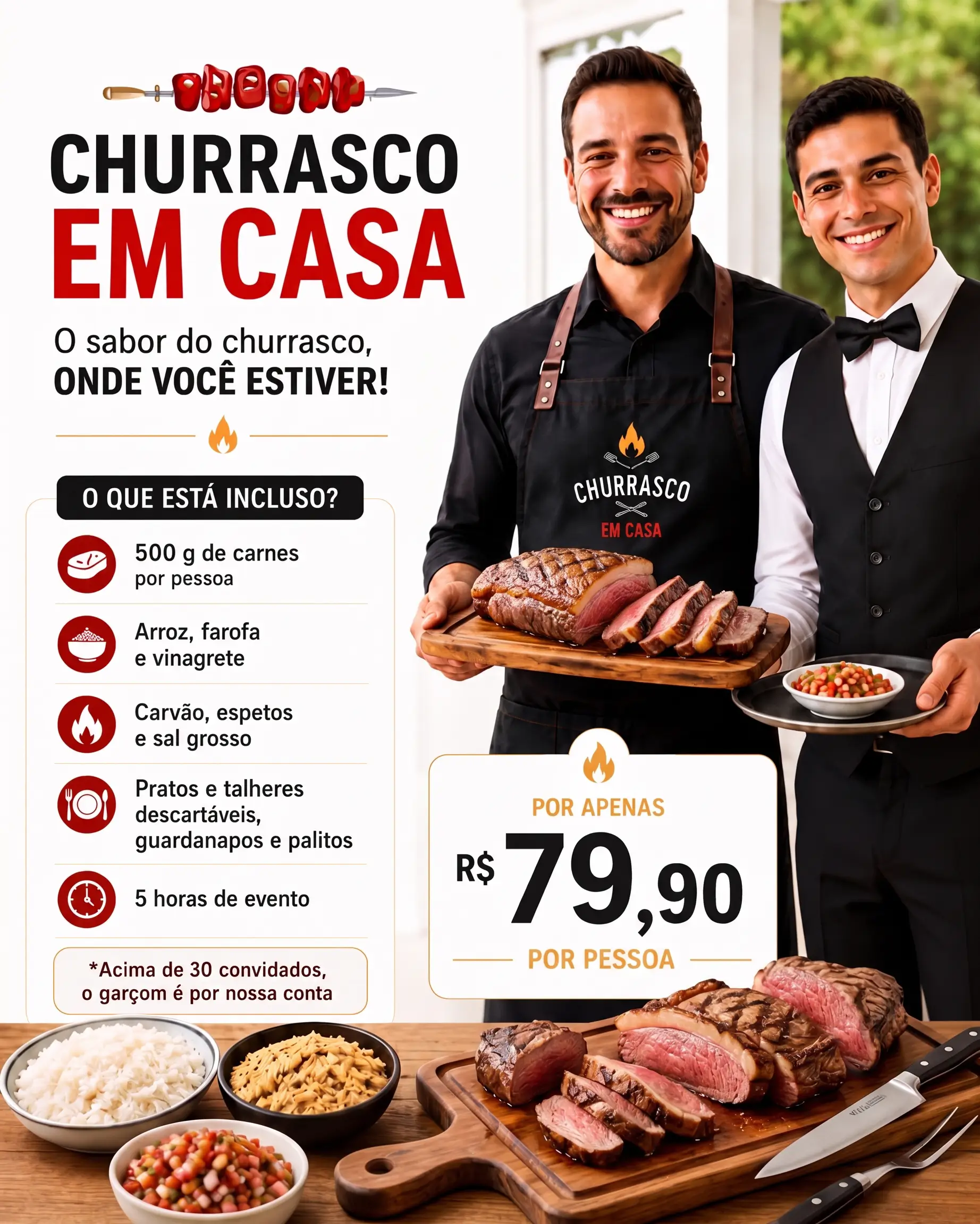 Promoção Churrasco em Casa - Churrasco Prático